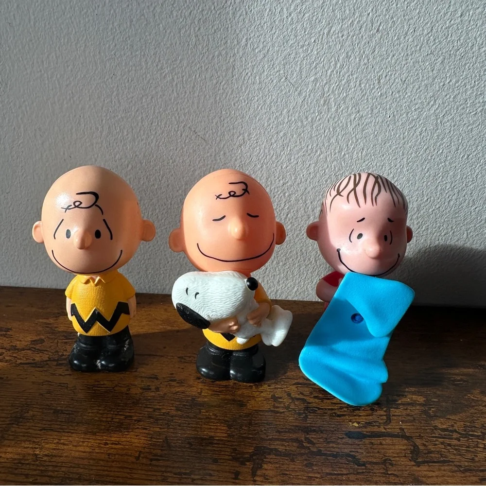2015 McDonald's Peanuts Movie Happy Meal Toy Lot Set of 9 Snoopy & Charlie Brown